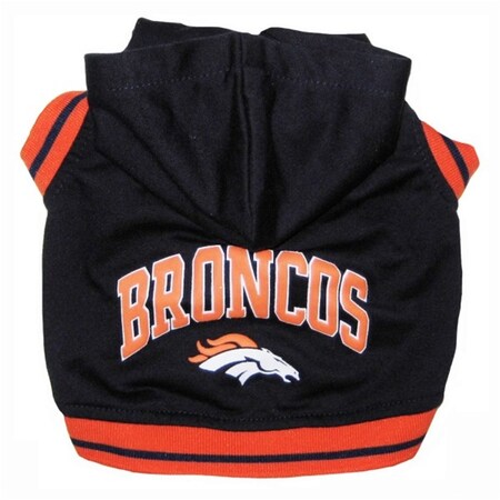 Pets First Denver Broncos Pet Hoodie Sweatshirt - Large pfden4026-0004